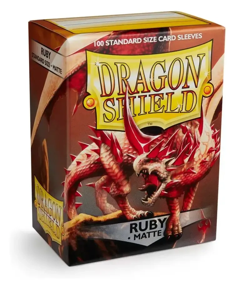 Dragon Shield Matte Sleeves - Ruby (100 Sleeves)