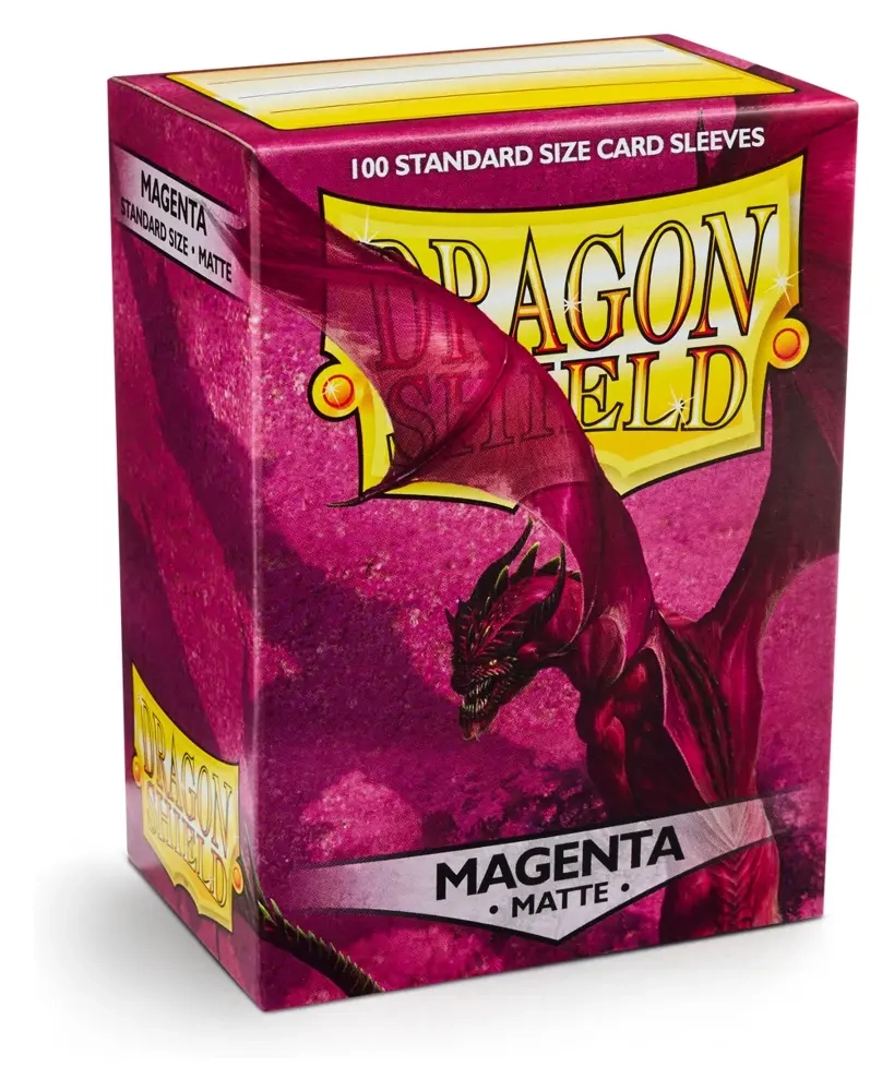 Dragon Shield Standard Sleeves - Matte Magenta (100 Sleeves)