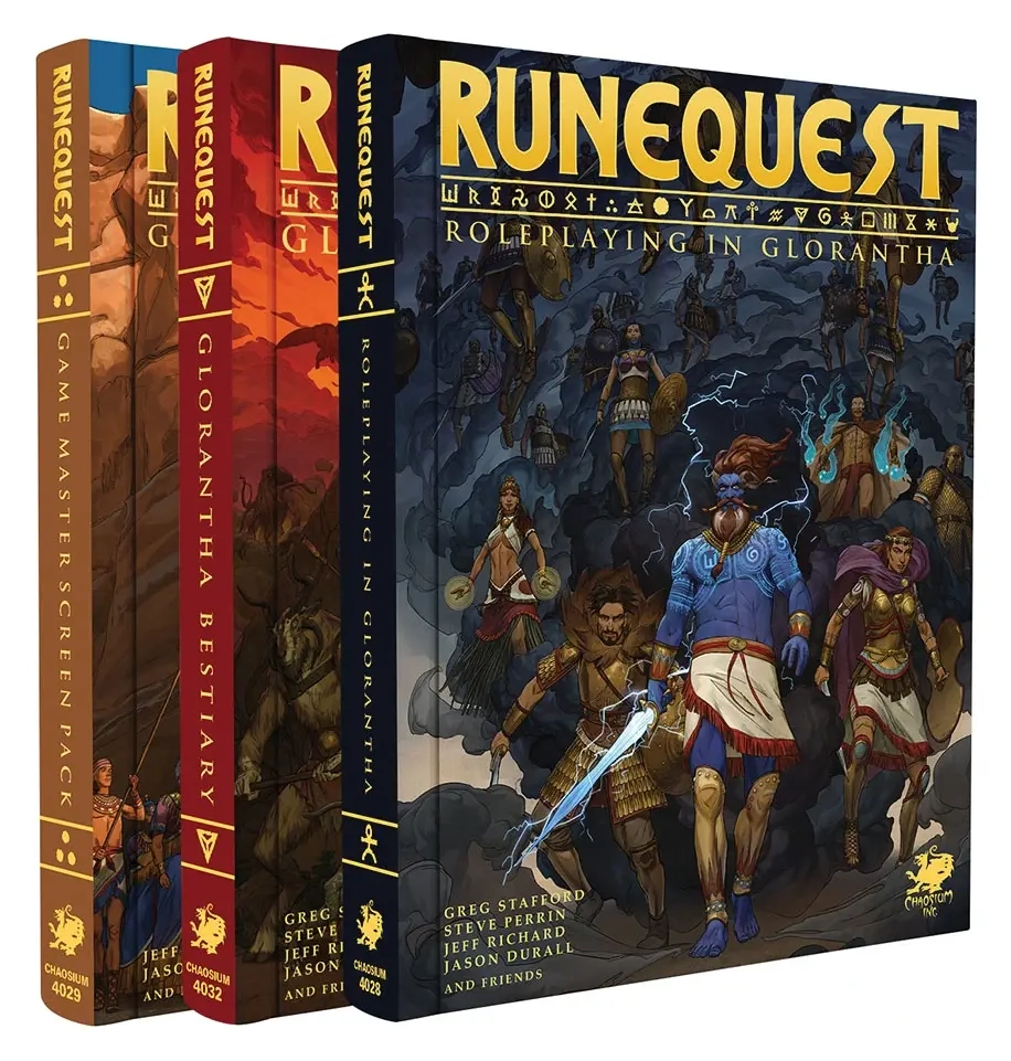 RuneQuest - Roleplaying in Glorantha - Slipcase Set - EN