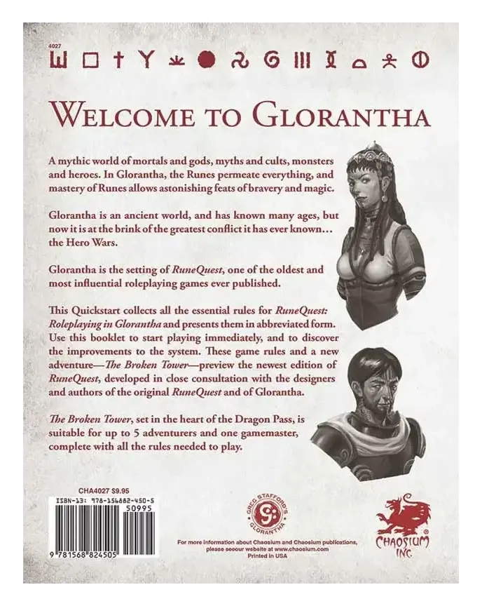 RuneQuest: Roleplaying in Glorantha Quickstart - EN