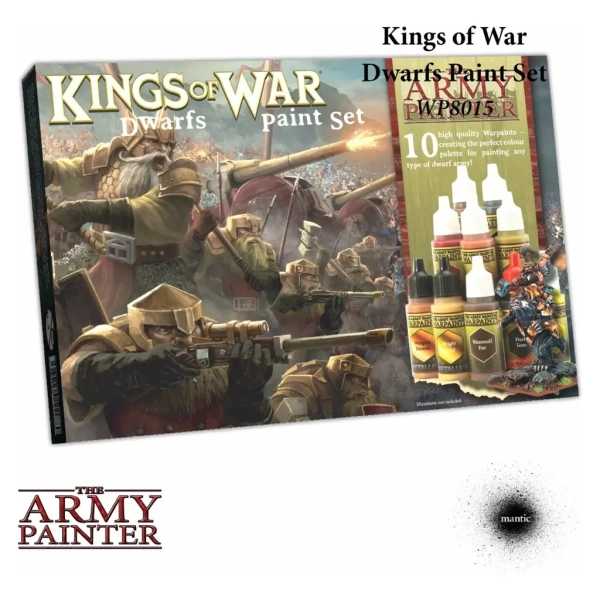 The Army Painter - Warpaints Kings of War Dwarfs paint set