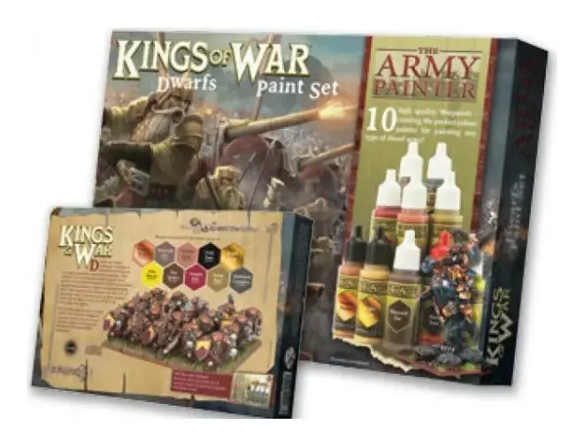 The Army Painter - Warpaints Kings of War Dwarfs paint set