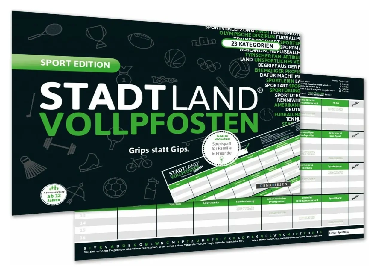 STADT LAND VOLLPFOSTEN – SPORT EDITION (DinA4-Format)