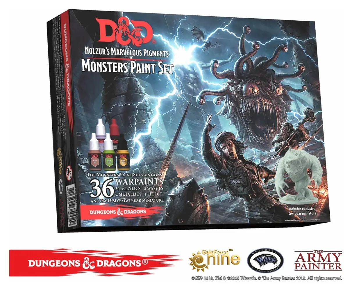 Army Painter - D&D Nolzur's Marvelous Pigments - Monsters Paint Set