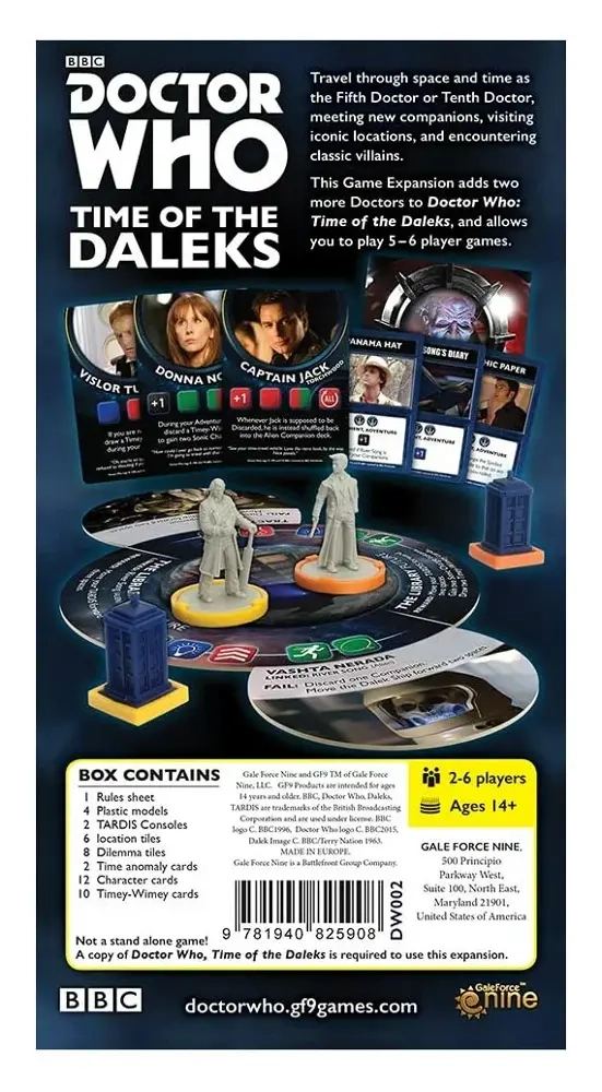 Doctor Who: Time of the Daleks - 5th & 10th Doctors - Expansion - EN