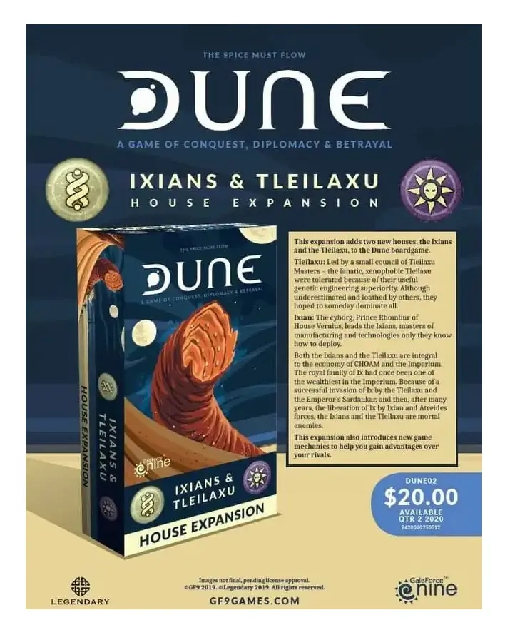 Dune: The Ixians and the Tleilaxu House Expansion - EN