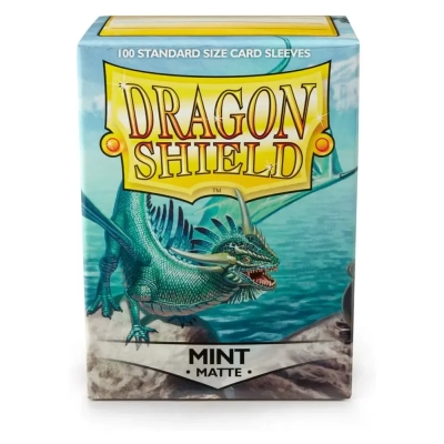 Dragon Shield Standard Sleeves - Matte Mint (100 Sleeves)