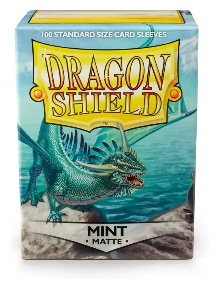 Dragon Shield Standard Sleeves - Matte Mint (100 Sleeves)