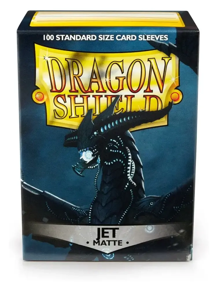 Dragon Shield Standard Sleeves - Matte Jet (100 Sleeves)