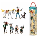 Lucky Luke Minifiguren 7er-Set Characters 4 - 10 cm