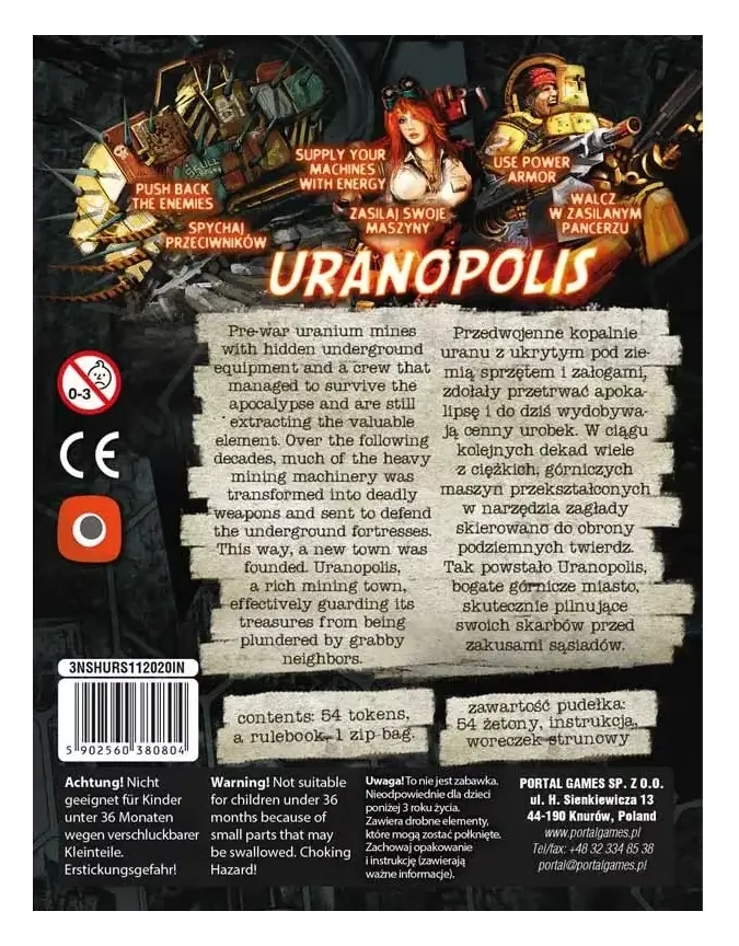 Neuroshima Hex! 3.0 Expansion - Uranopolis - EN