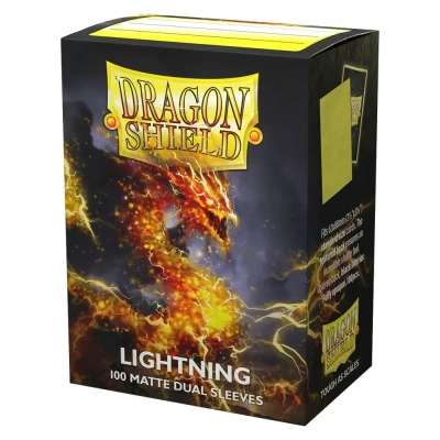 Dragon Shield Dual Matte Sleeves - Lightning 'Ailia' (100 Sleeves)