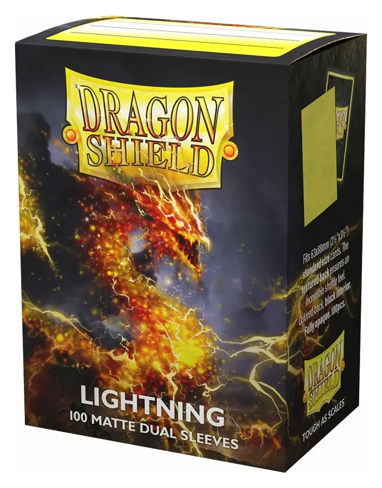 Dragon Shield Dual Matte Sleeves - Lightning 'Ailia' (100 Sleeves)