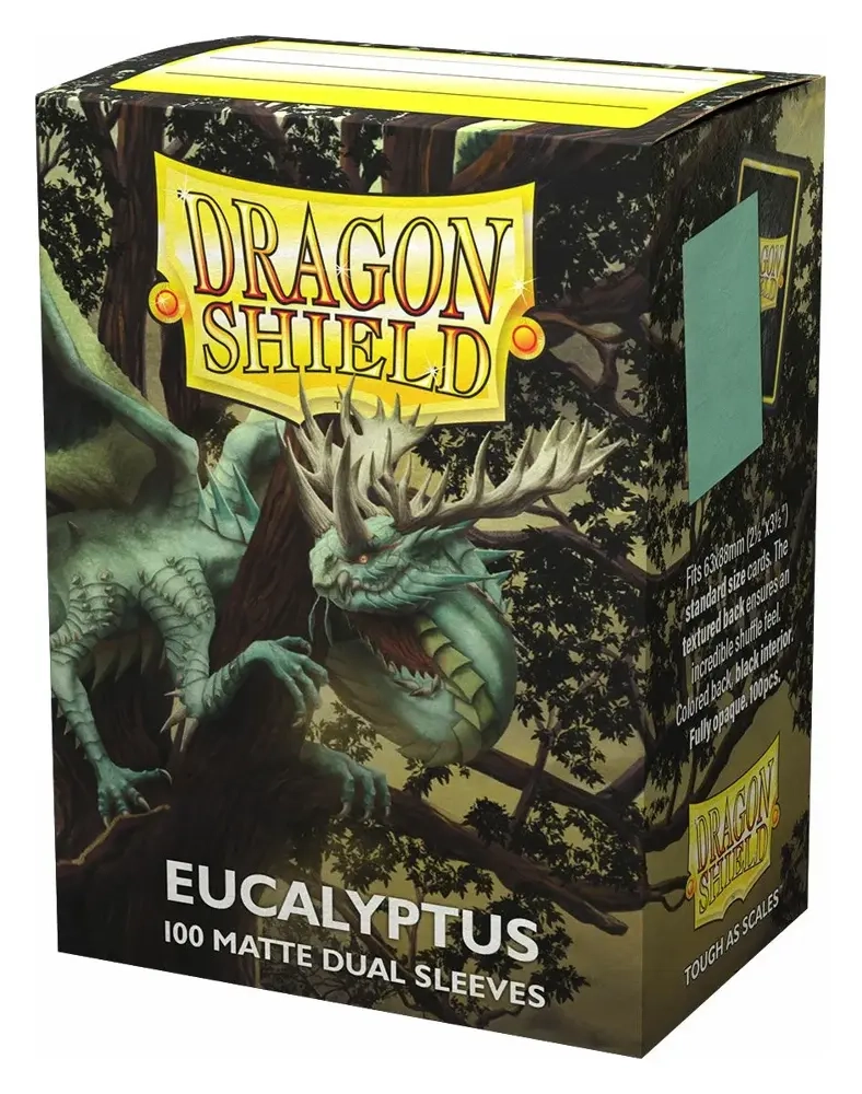 Dragon Shield Dual Matte Sleeves - Eucalyptus 'Lehel' (100 Sleeves)