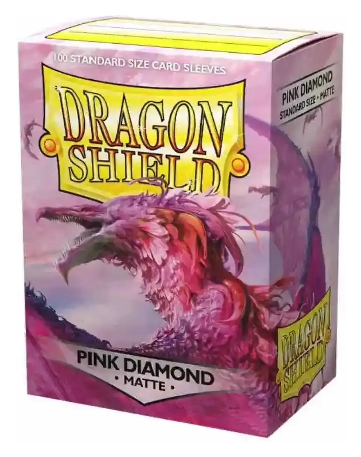 Dragon Shield Standard Sleeves - Pink Diamond (100 Sleeves)