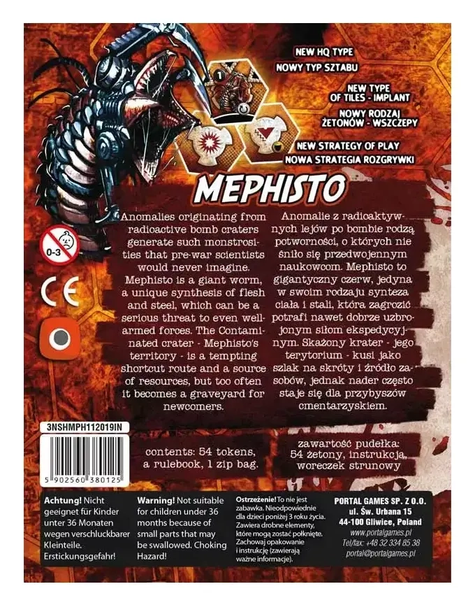 Neuroshima Hex! 3.0 Expansion - Mephisto - EN