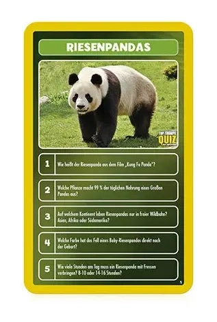 Top Trumps Quiz – Welt der Tiere