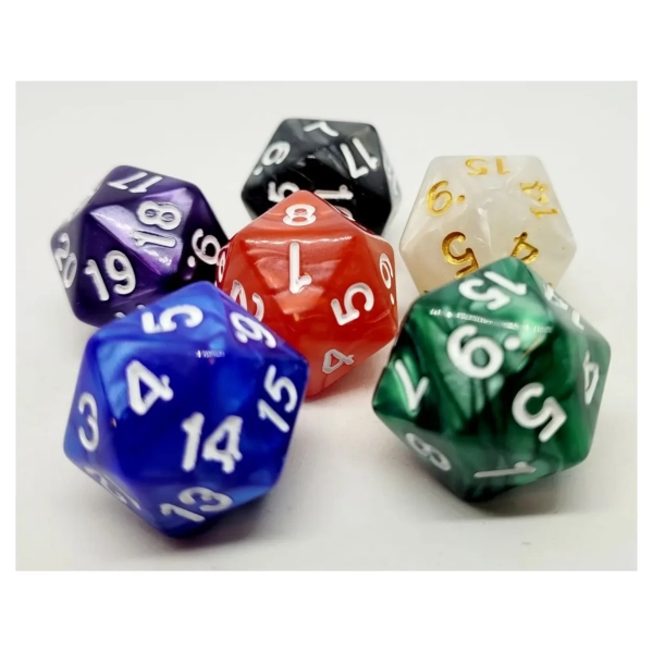 Würfelset: Spindown D20 (6 Stück)