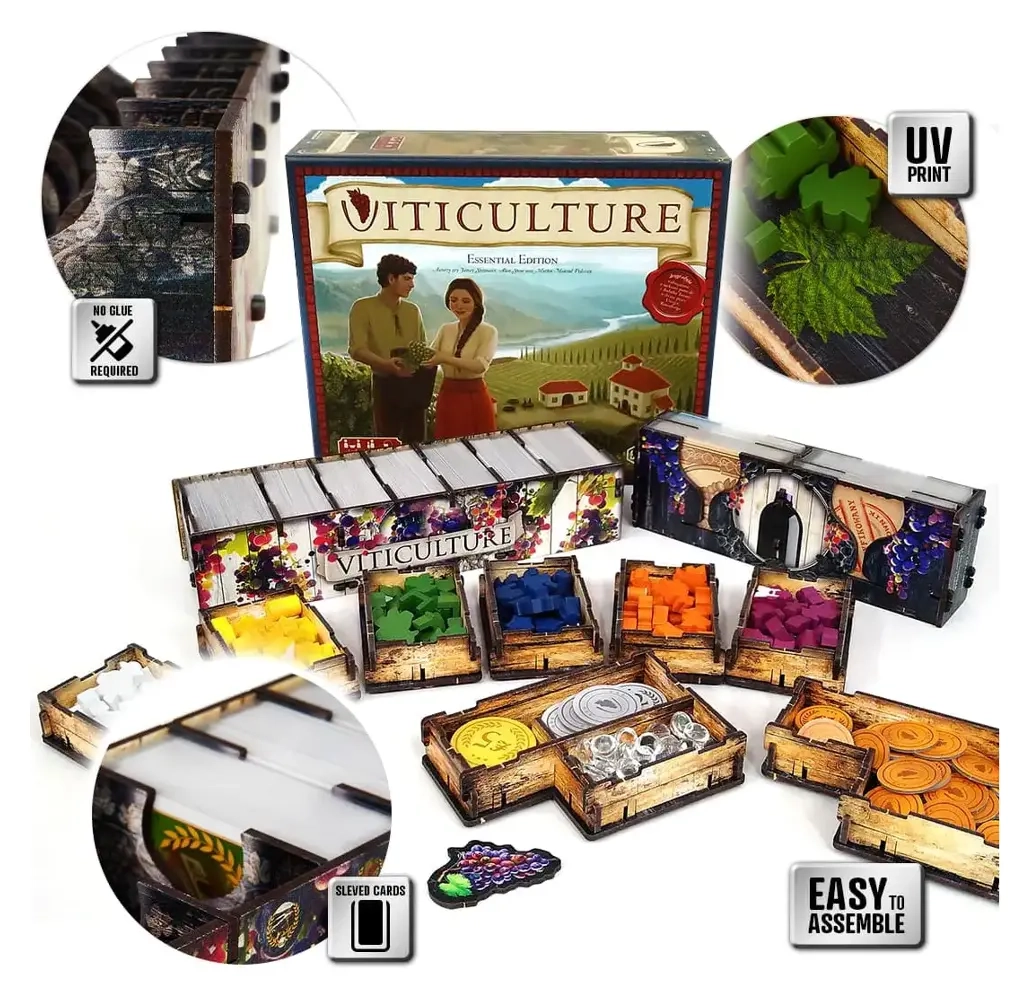 e-Raptor Insert Viticulture Essential Edition + expansions UV Print