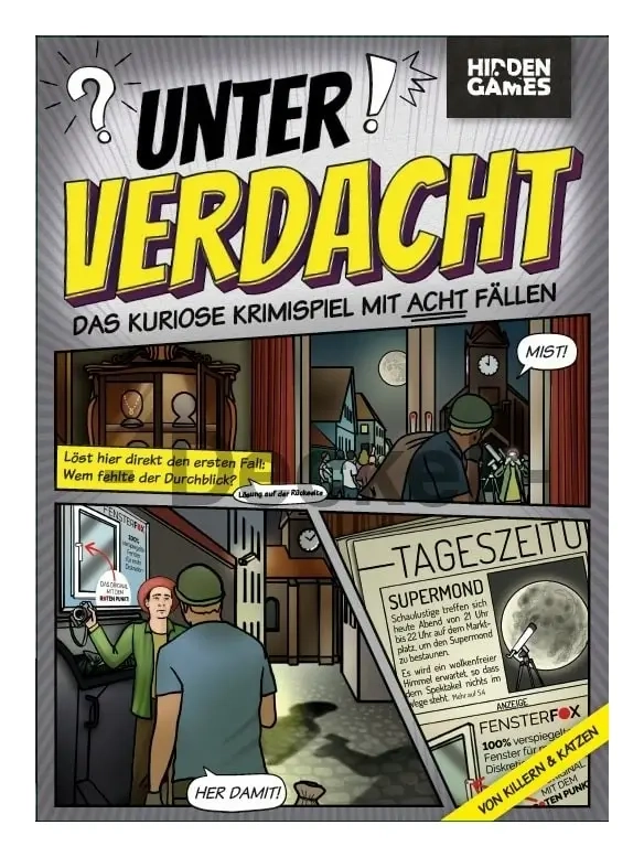 Unter Verdacht - Das kuriose Krimispiel mit acht Fällen