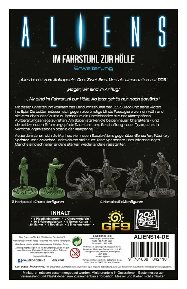 Aliens: Five by Five- Updated Edition - Erweiterung