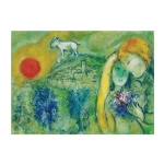 Die Liebenden von Vence - Marc Chagall