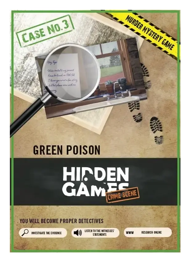 Hidden Games Crime Scene: Case 3 - Green Poison - EN