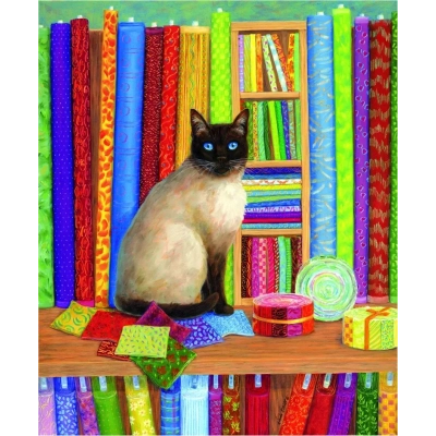 Linda Elliott - Quilt Shop Cat