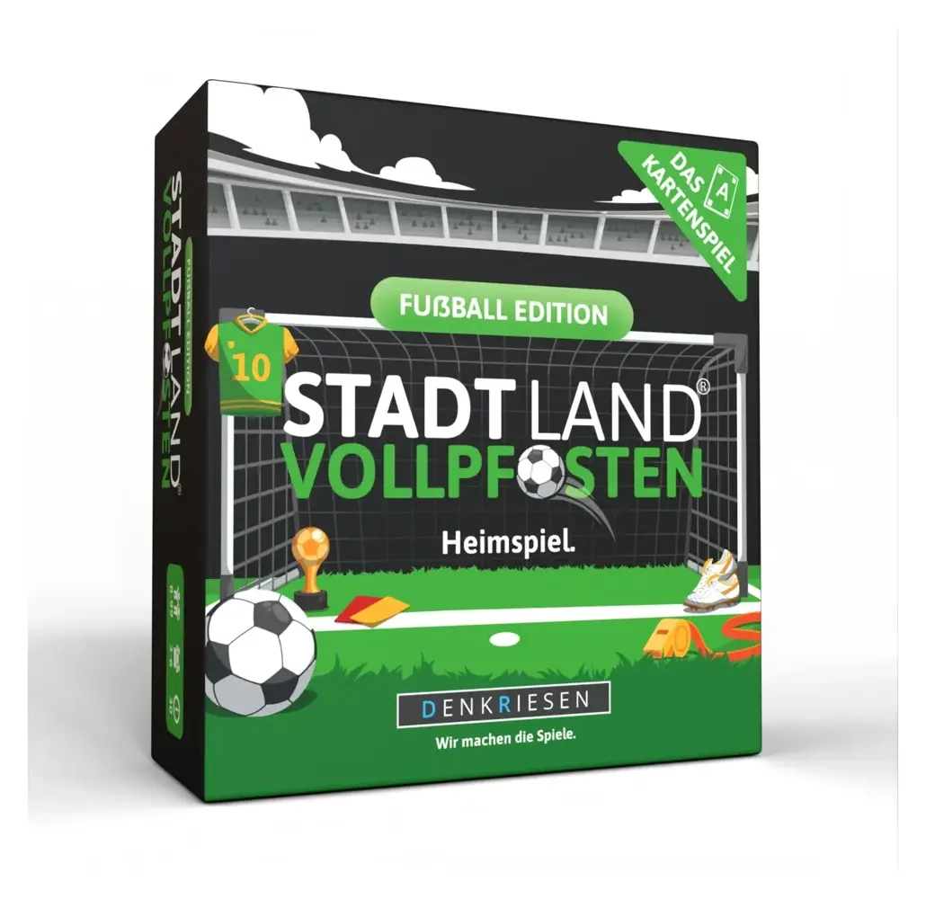 STADT LAND VOLLPFOSTEN: Das Kartenspiel – FUssBALL EDITION - "Heimspiel."