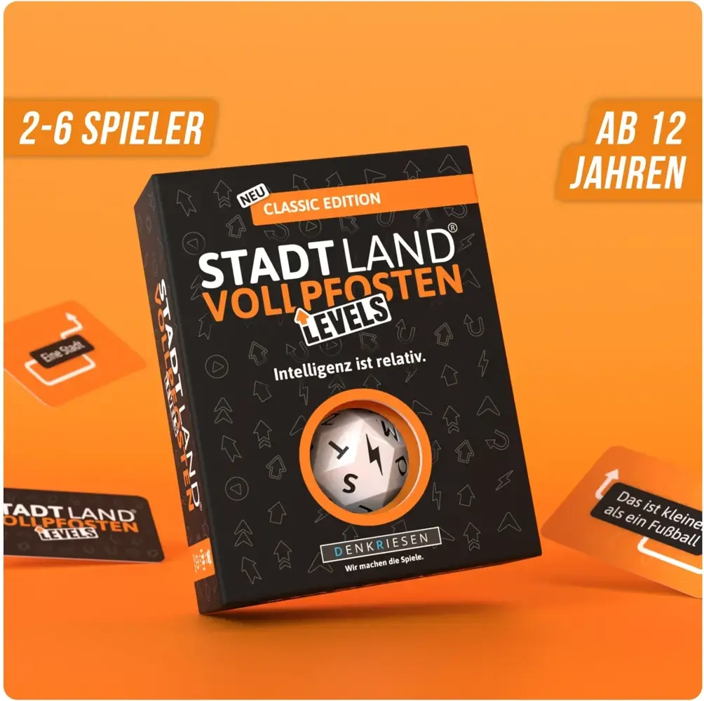 STADT LAND VOLLPFOSTEN – Levels - CLASSIC EDITION - "Intelligenz ist relativ."