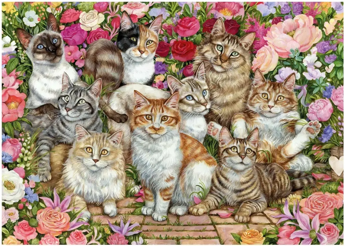 Floral Cats