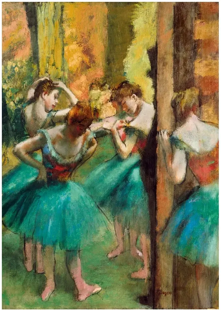 Dancers - Pink and Green - 1890 - Edgar Degas