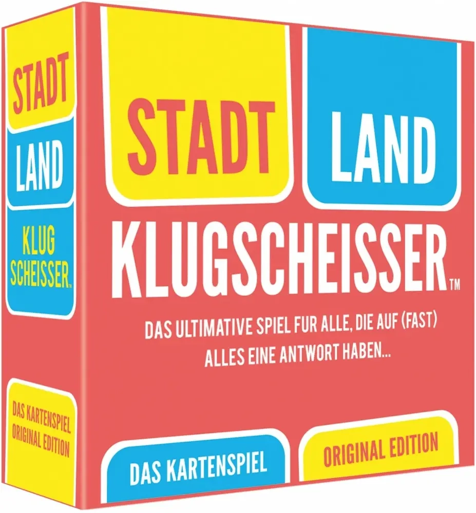 Stadt Land Klugscheisser – Kartenspiel