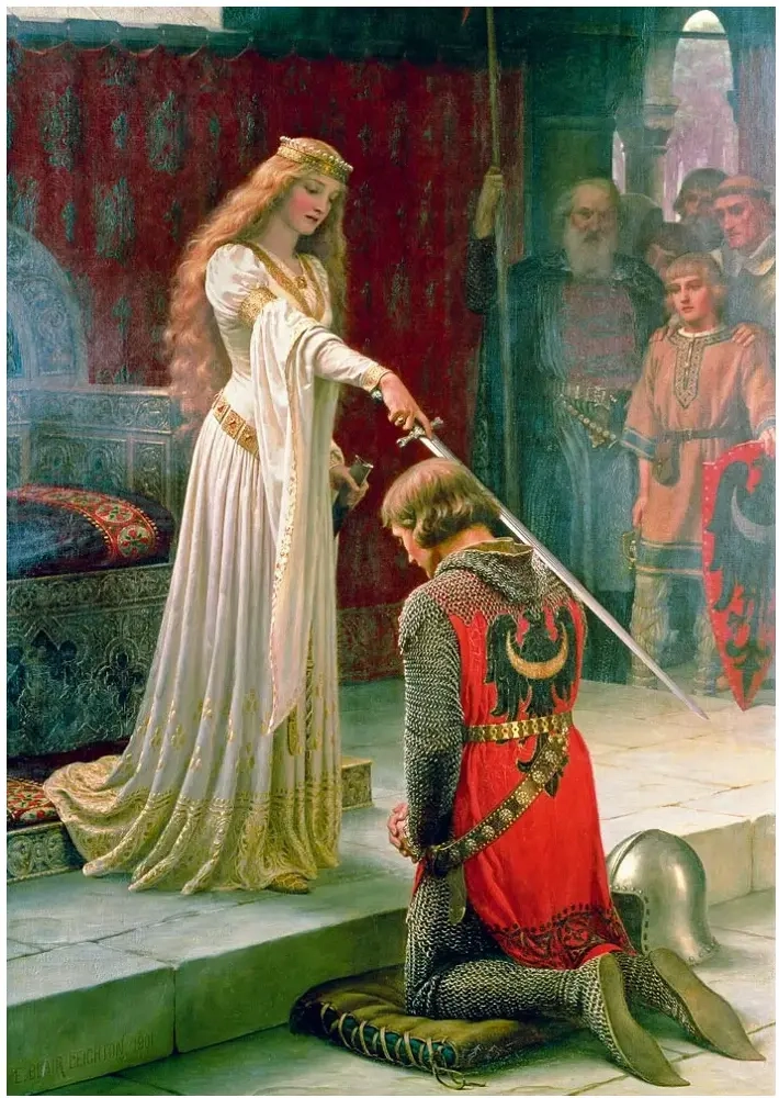 The Accolade - 1901 - Edmund Blair Leighton