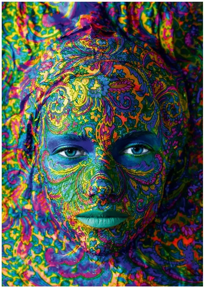 Face Art - Portrait of woman