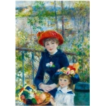 Two Sisters (On the Terrace) - 1881 - Pierre Auguste Renoir