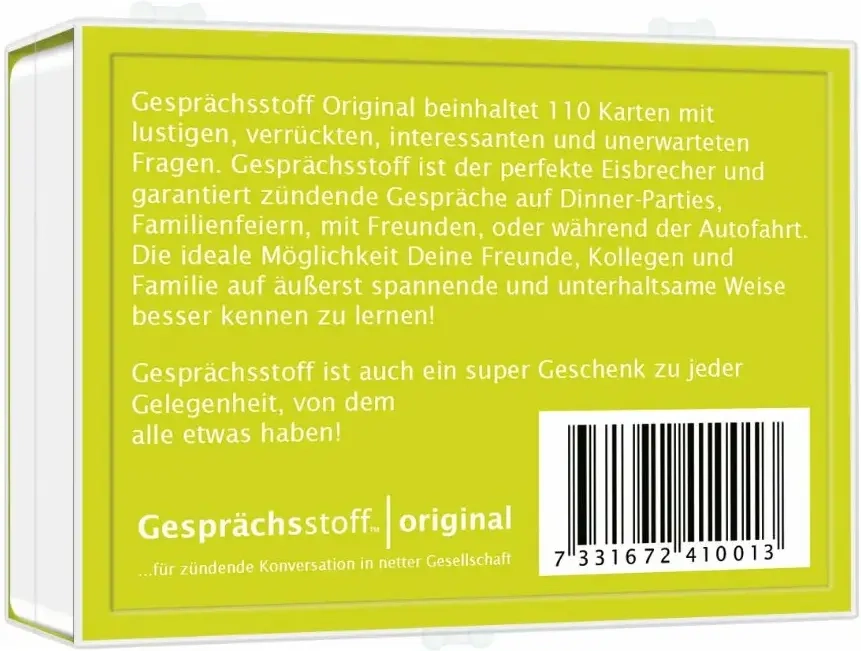 Gesprächsstoff – Original