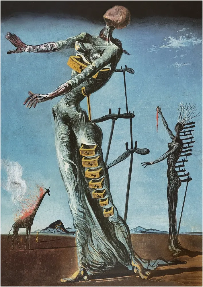 Burning Giraffe - 1937 - Salvador Dali