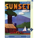 Sunset Magazine Cover - Cabin Collage - August 1935