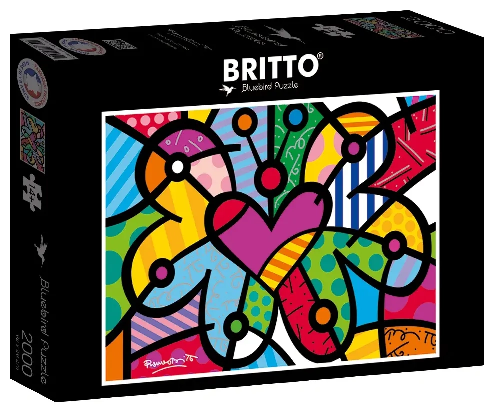 Romero Britto - Heart butterfly