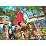 Gathering in the Farmyard - Rafael Trujillo