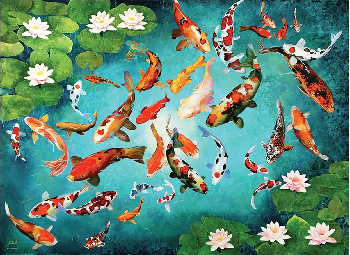 Colorful Koi - Guido Borelli