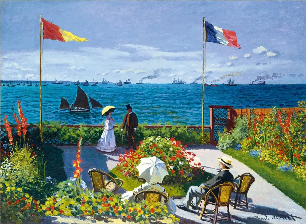 Garden at Sainte-Adresse - 1867 - Claude Monet