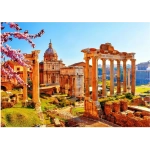 Roman Ruins in Spring - Italy