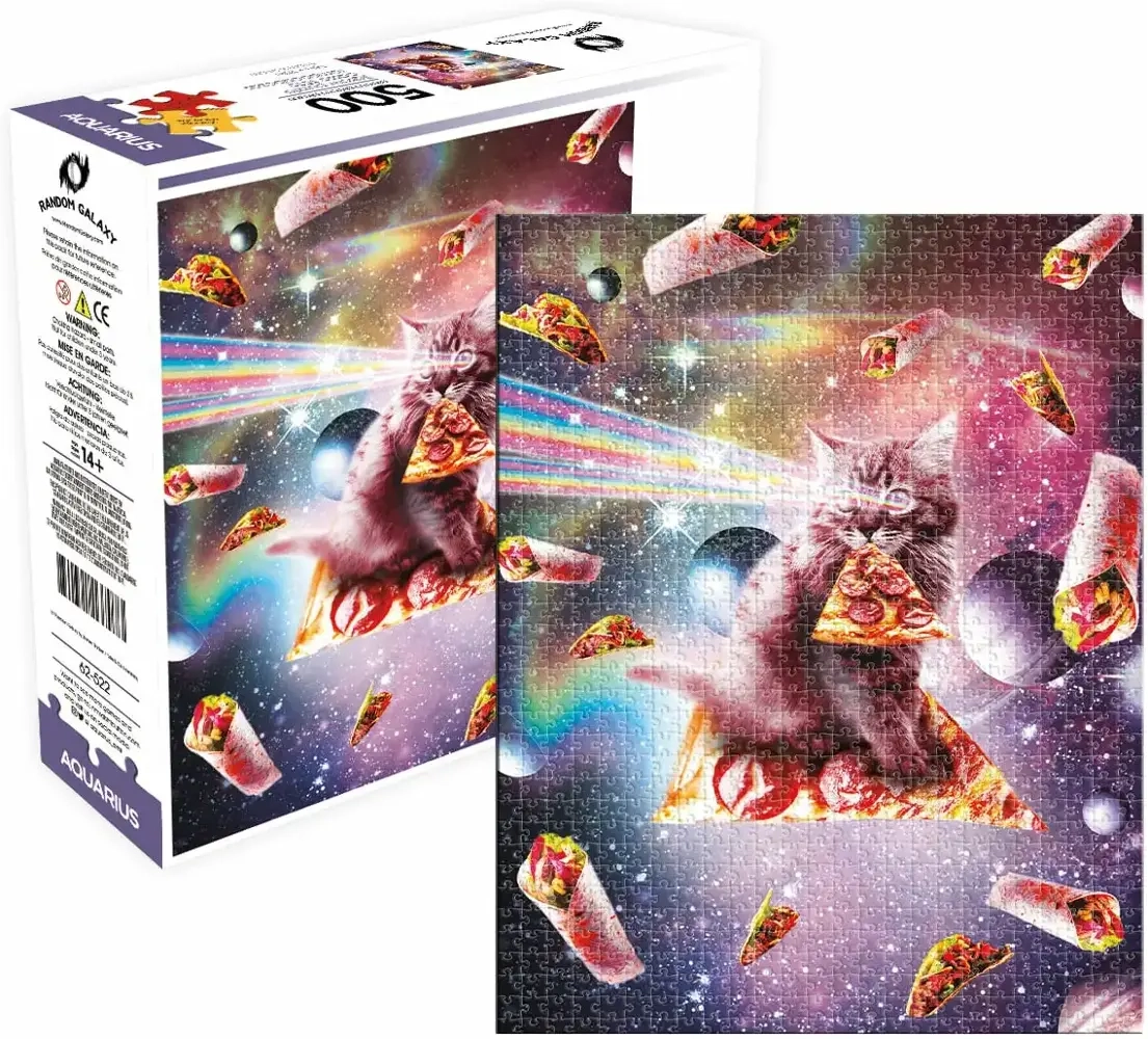 Random Galaxy Cat Pizza