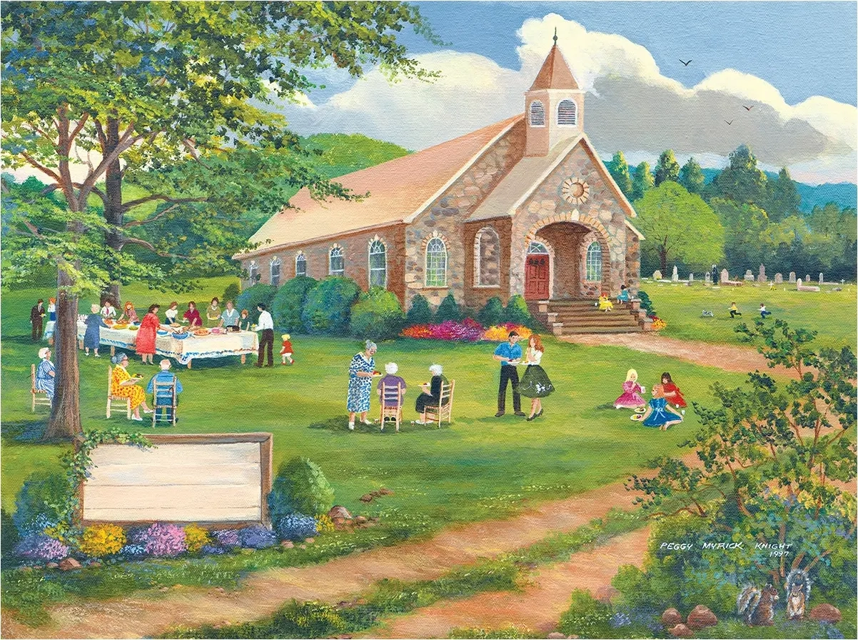 Sunday Dinner on the Grounds - Peggy Myrick Knight