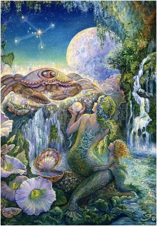 Signe du Zodiaque - Cancer - Josephine Wall