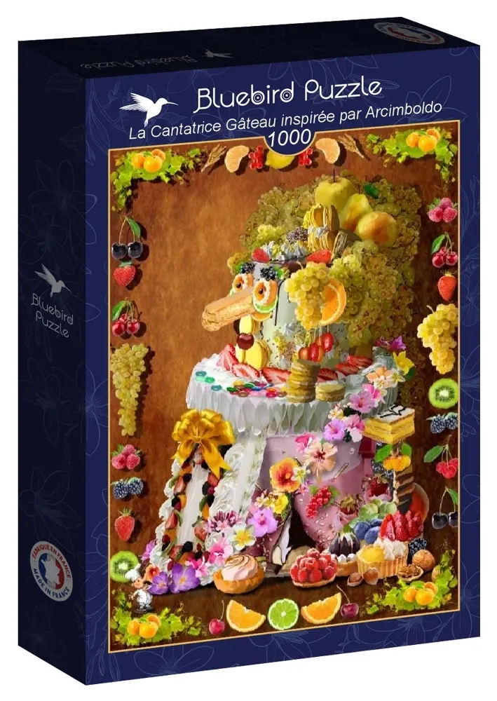 La Cantatrice Gâteau inspirée par Arcimboldo