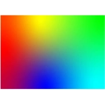 Gradient: Regenbogenfarben