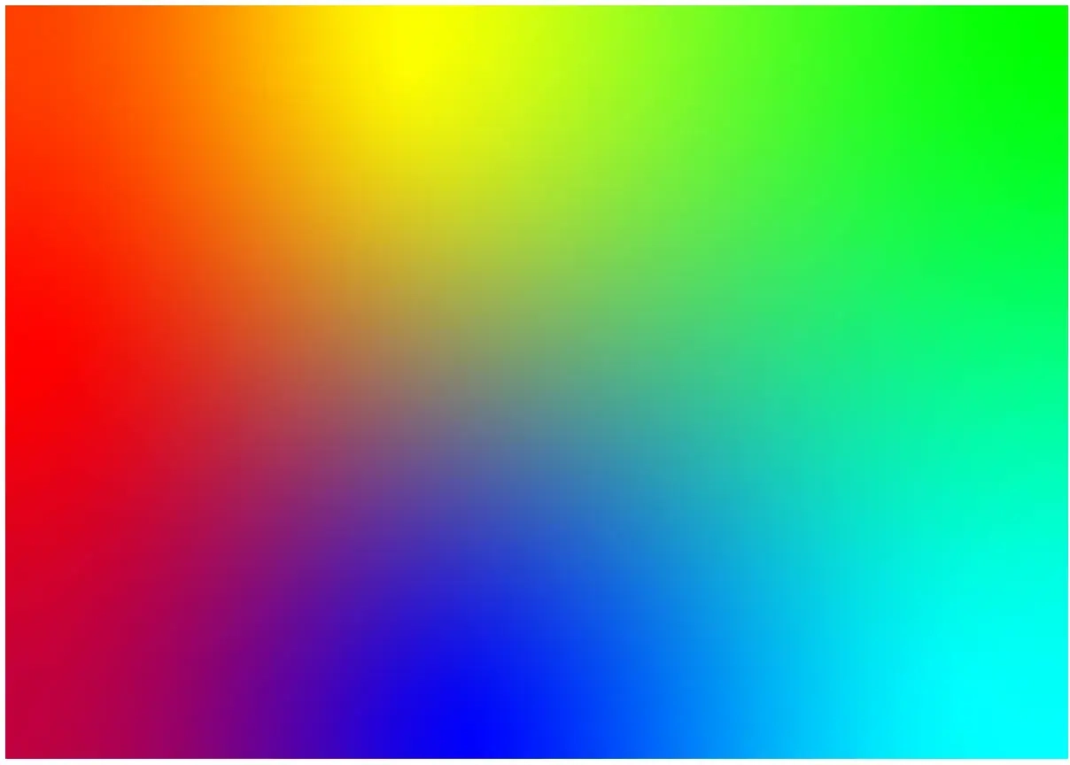 Gradient: Regenbogenfarben